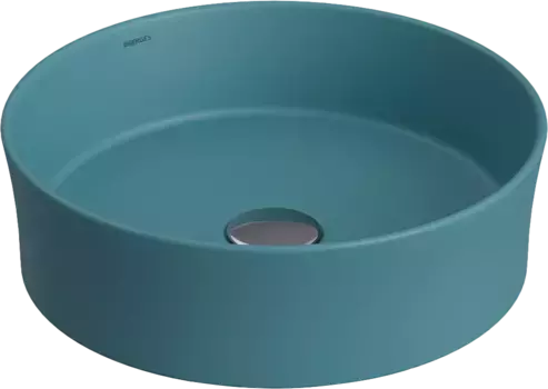 Раковина накладная Berges Ego SL 38х38 темно-синий матовый