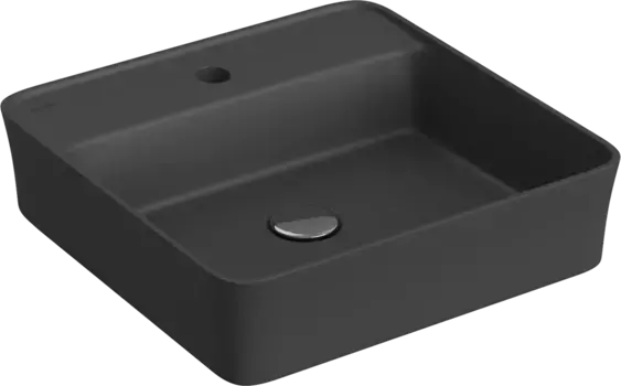 Раковина накладная Berges Ego SL 45x45 черный матовый, антрацит