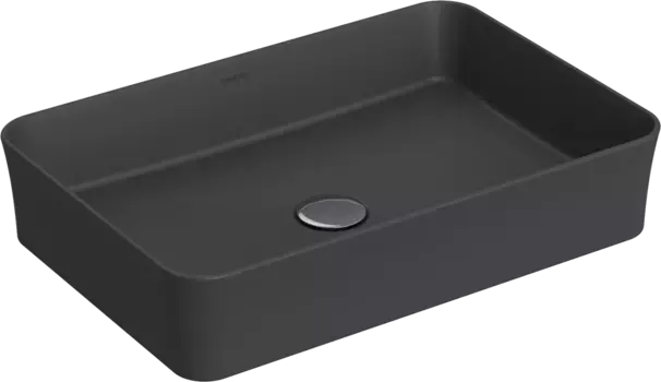 Раковина накладная Berges Ego SL 55x38 181029 черный матовый, антрацит