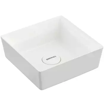 Раковина накладная Berges Mascon 38х38 181004 белый глянцевый
