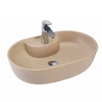 Накладная раковина beWash Bogen 60 бежевая