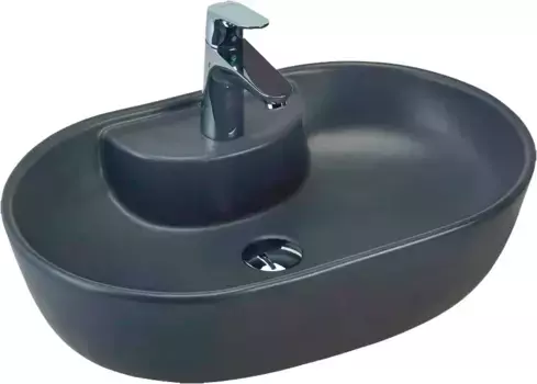 Накладная раковина beWash Bogen 60 черная глянцевая