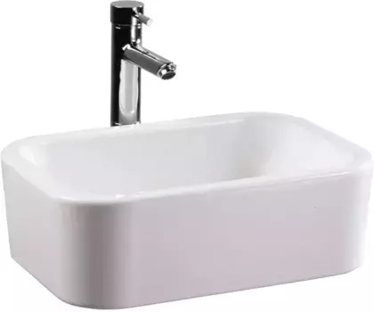 Накладная раковина beWash Ontario 49 белая глянцевая