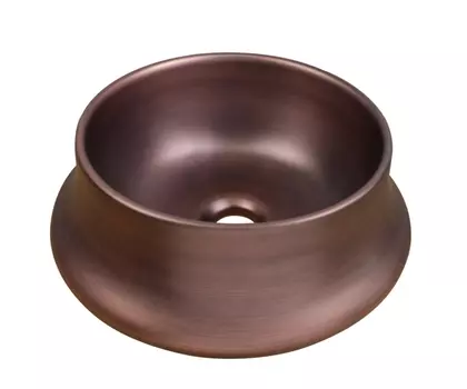 Раковина накладная Bronze de Luxe Terracotta 36х36 медь