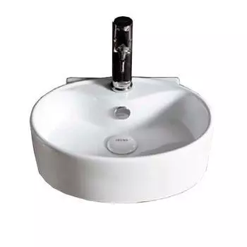 Раковина накладная CeramaLux 39х30 белый