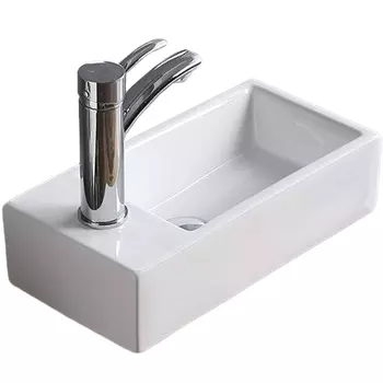 Раковина накладная Ceramalux 41.5х 22.5 белый