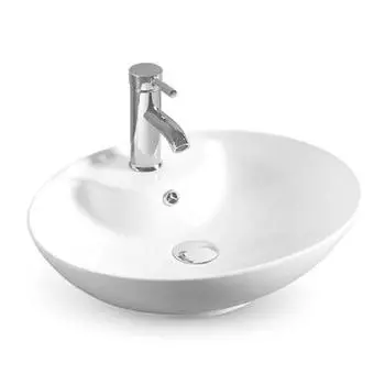 Раковина накладная CeramaLux 50.5х41 белый