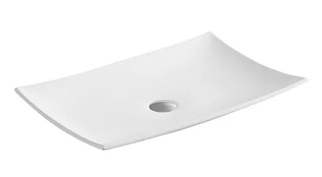 Раковина накладная CeramaLux 60х39 белый