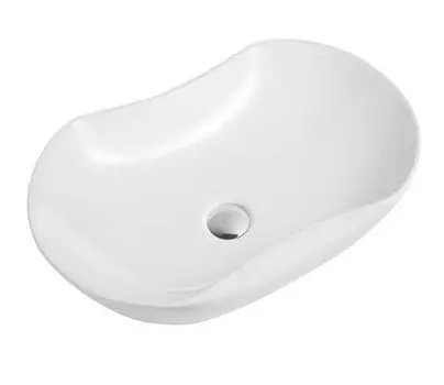 Раковина накладная Ceramalux 66х42 белый