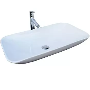 Раковина накладная Ceramalux 70.5х39 белый