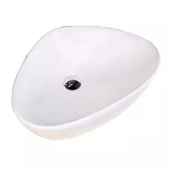 Раковина накладная Ceramalux 59.5х39.5 белый