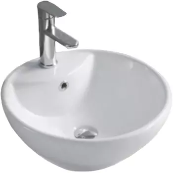 Раковина накладная Ceramalux 45х45 9001 белый