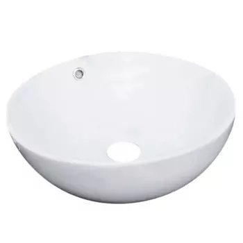 Раковина накладная Ceramalux 38х38 белый