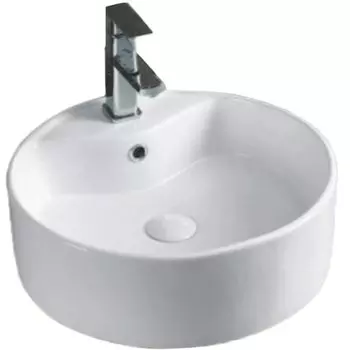 Раковина накладная Ceramalux 46х46 9008В белый