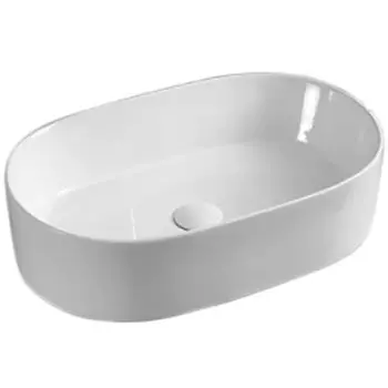 Раковина накладная Ceramalux 56х35 белый