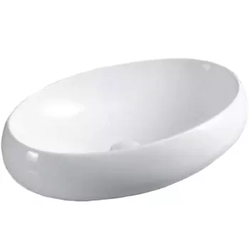 Раковина накладная Ceramalux 59х41 белый