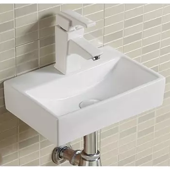 Раковина подвесная Ceramalux 36х25 белый