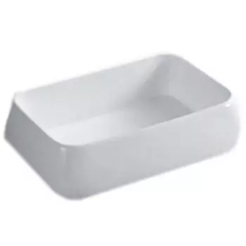 Раковина накладная Ceramalux 60х40 белый