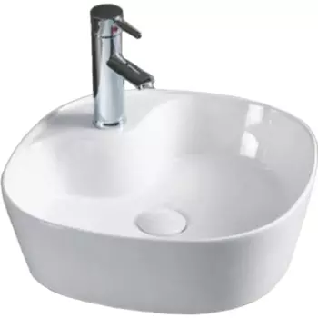 Раковина накладная Ceramalux 44х44 белый