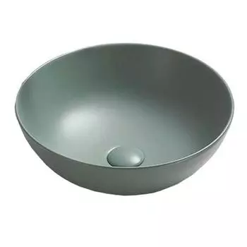 Раковина накладная CeramaLux 41.5х41.5 104MLG-6 зеленый матовый