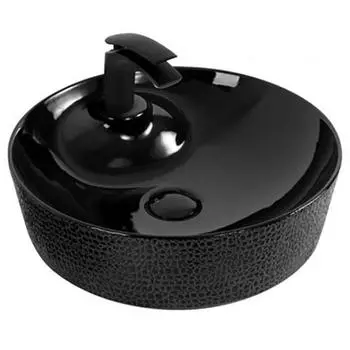 Раковина накладная CeramaLux 43х43 D1306H004 черный