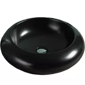 Раковина накладная CeramaLux 46х46 7031AMB черный матовый