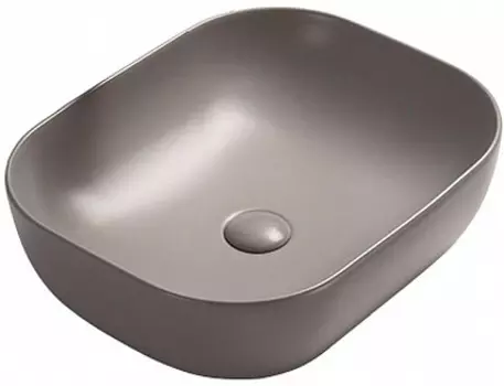 Раковина накладная CeramaLux 50.5х40.5 78104MH-5 светло-серый матовый