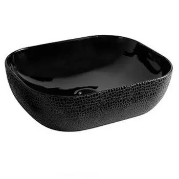 Раковина накладная CeramaLux 50х40 D1302H004 черный