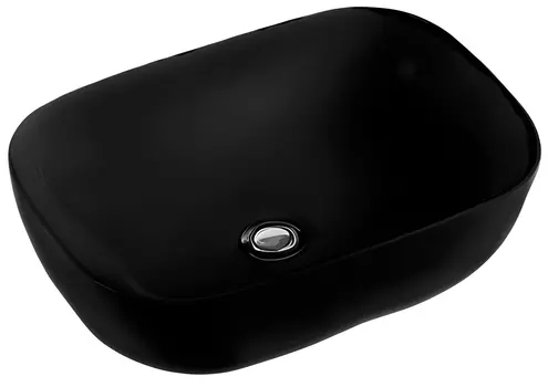 Раковина накладная Esbano Martel-S 45x32 черный матовый