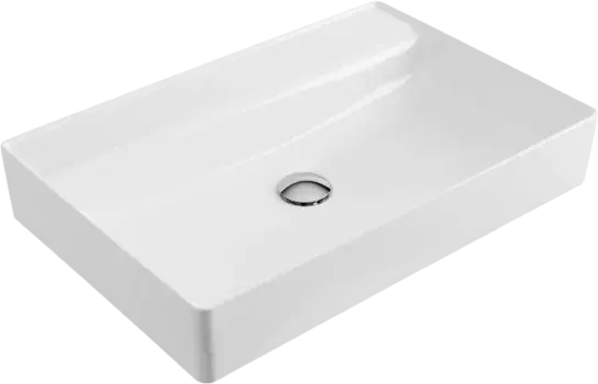 Раковина накладная Excellent Rima 2.0 60 без отверстия под смеситель белый