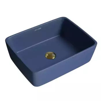 Накладная раковина Grossman Color GR-3016 синяя матовая