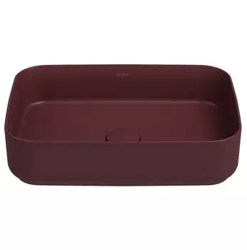 Раковина накладная ISVEA Infinity 50 бордовый матовый 10NF65050SV-2R