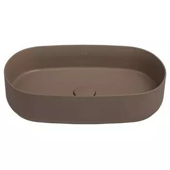 Раковина накладная ISVEA Infinity 55 коричневый матовый 10NF65055SV-2H