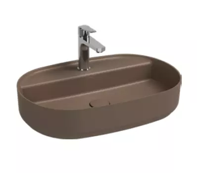 Раковина накладная ISVEA Infinity 60 коричневый матовый 10NF65060SV-2H