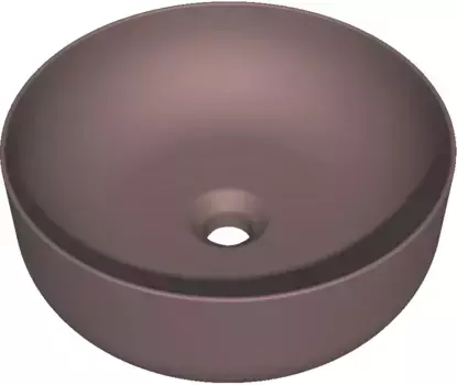 Раковина накладная Kerasan Nolita 40 бургундский матовый (534475)