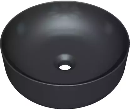 Раковина накладная Kerasan Nolita 40 черный матовый (534431)
