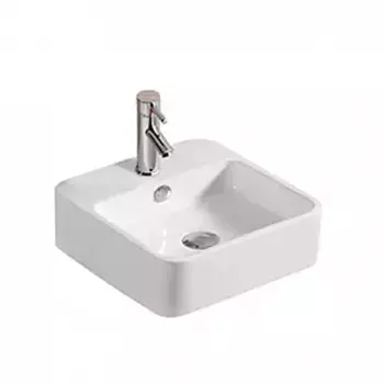 Раковина накладная Melana 38х38 белый