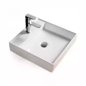 Раковина накладная Melana 44х44 белый