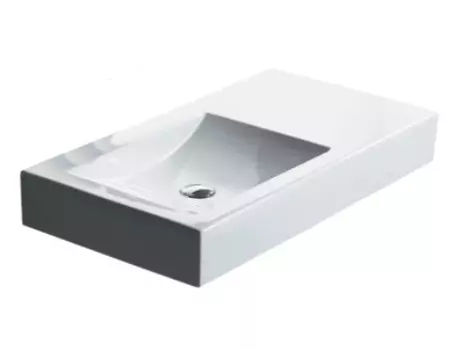 Раковина накладная Simas Frozen белая