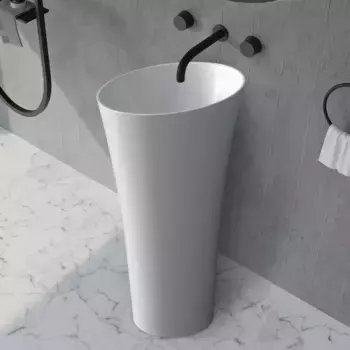 Раковина Abber Stein AS2509 матовая белая