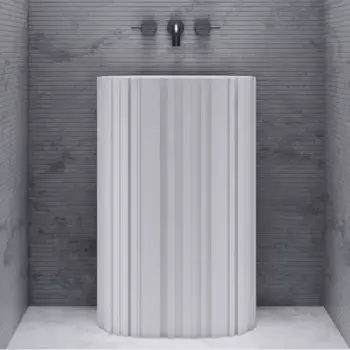 Раковина Abber Stein AS2551-H матовая белая