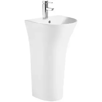 Раковина напольная CeramaLux 48х42 G-307 белый