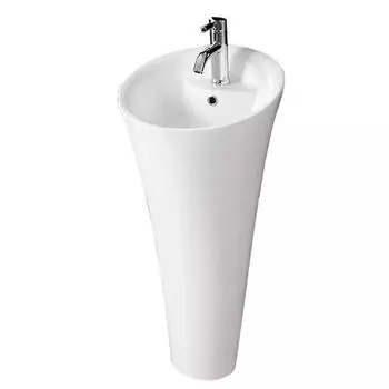 Раковина напольная CeramaLux N 45 см белый (WK8100-1)