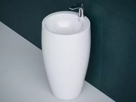 Раковина напольная круглая Laguraty 0001K