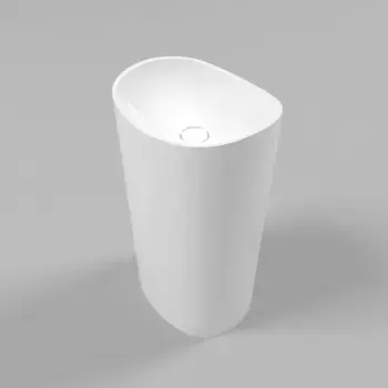 Раковина напольная Whitecross Stella 50х40 белая глянцевая