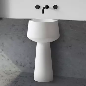 Раковина Abber Stein AS2508 матовая белая