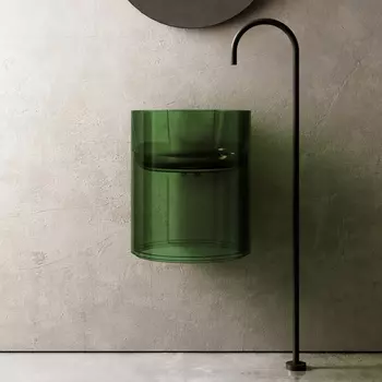 Раковина Abber Kristall AT2704 emerald, зеленая