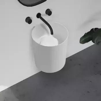 Раковина Abber Stein AS2624 подвесная, матовая белая