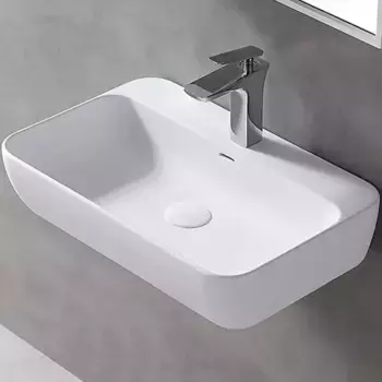 Раковина Abber Stein AS2654 подвесная, матовая белая