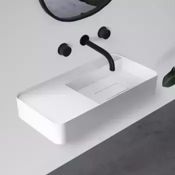 Раковина Abber Stein AS2627-0.8 подвесная, матовая белая